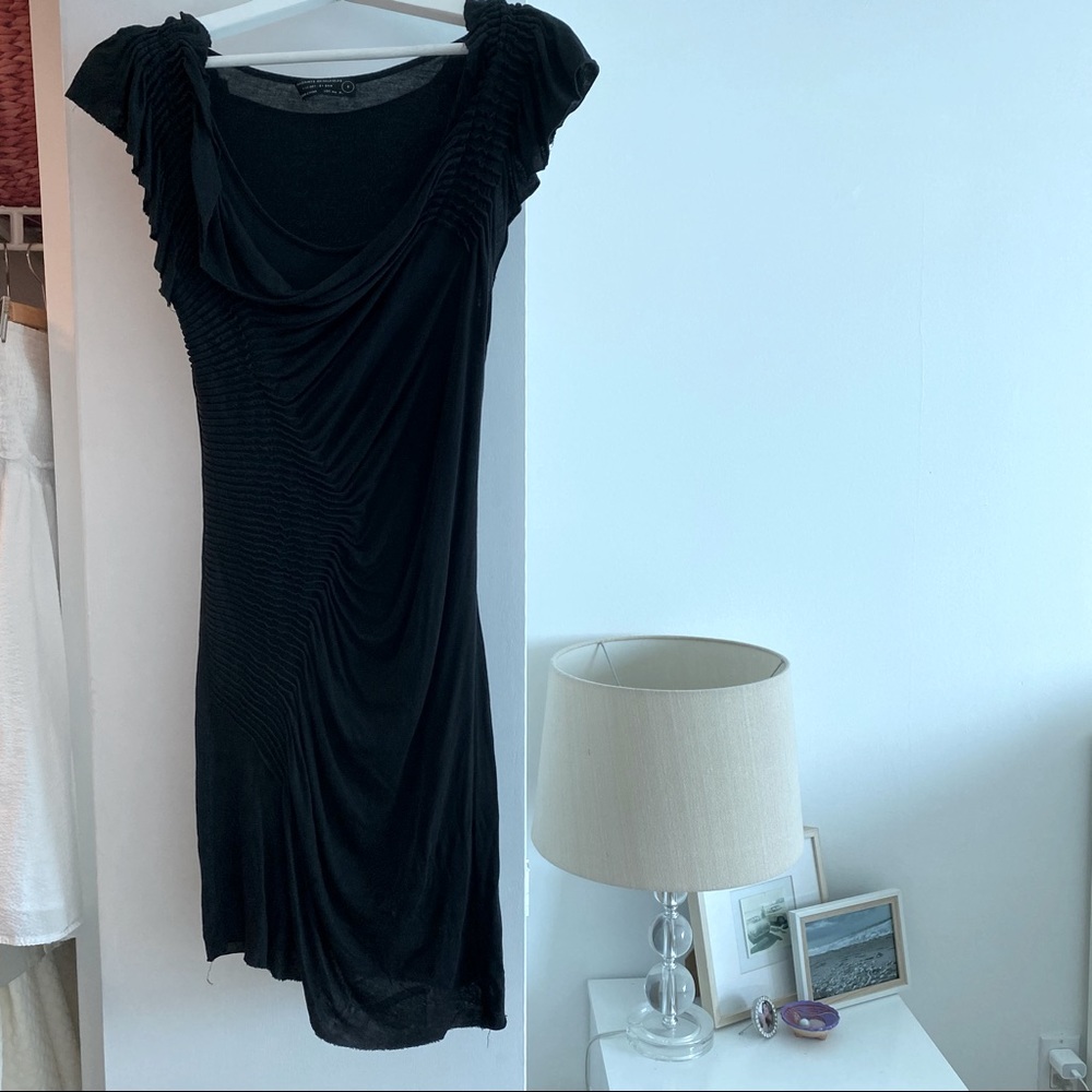 AllSaints cotton ruched dress. So soft and comfy. Size 8.
